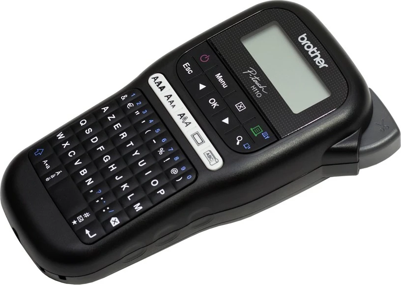Etiketnik P-touch PT-H110, QWERTY, TZe, 180x180 DPI, črn