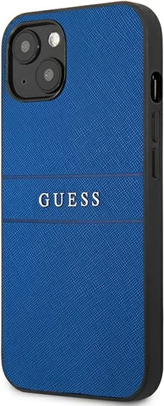 Ovitek Saffiano Stripe za iPhone 13 mini 5,4", Guess, moder