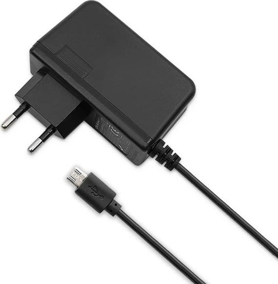 Polnilec z micro USB, 15 W (5V, 3A), Qoltec, črn