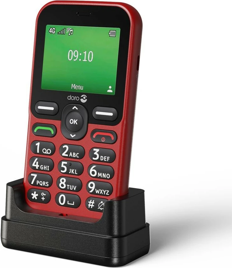 Pametni telefon Doro Leva E10 LTE, rdeč