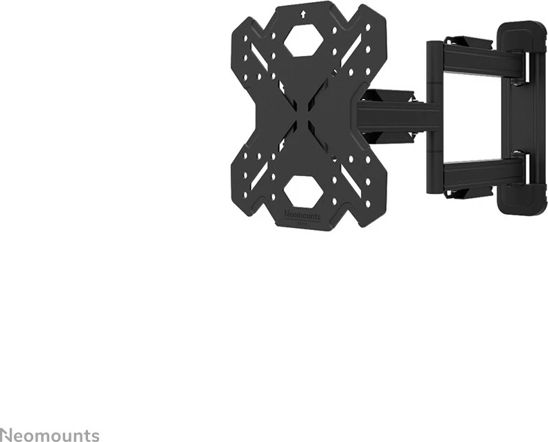 Stenski nosilec za zaslone do 55", Neomounts WL40S-850BL12, 100 x 100 mm - 200 x 200 mm, jeklo, črn