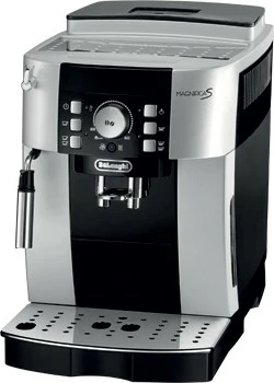 Popolnoma avtomatski aparat za espresso De’Longhi Magnifica S ECAM 21.117.SB, 1,8 L, z mlinčkom, za kavna zrna in mleto kavo, 1450 W, črn/srebrn