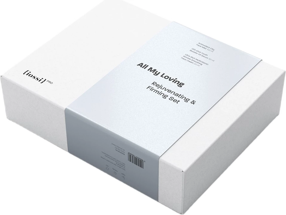 Set za nego obraza za ženske, obnavljajoč in učvrstitev, Iossi All My Loving, mist 100 ml + serum 30 ml + krema 50 ml