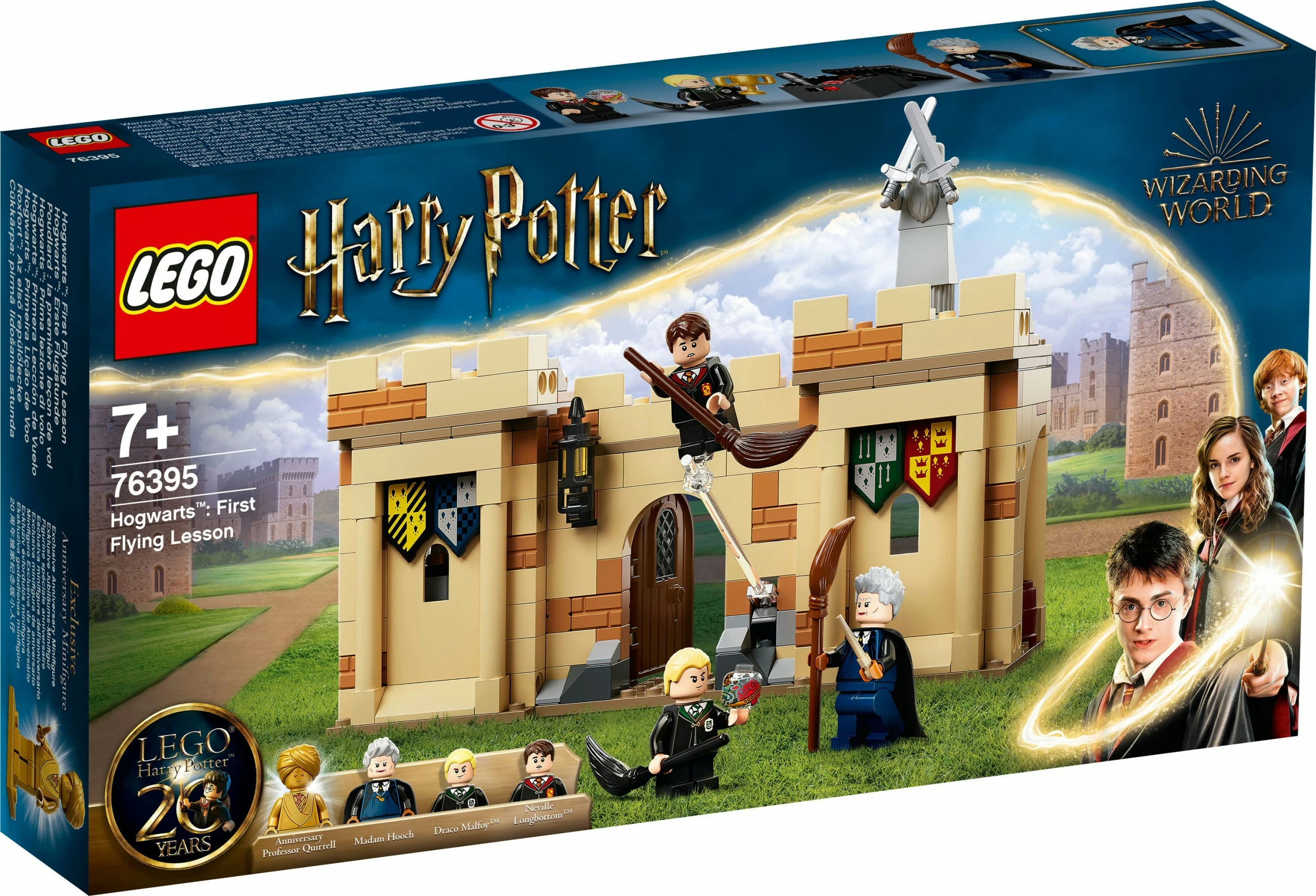 Set za sestavljanje - Prvi letalski pouk, LEGO Harry Potter Hogwarts™, 7+, 264 delov, večbarven
