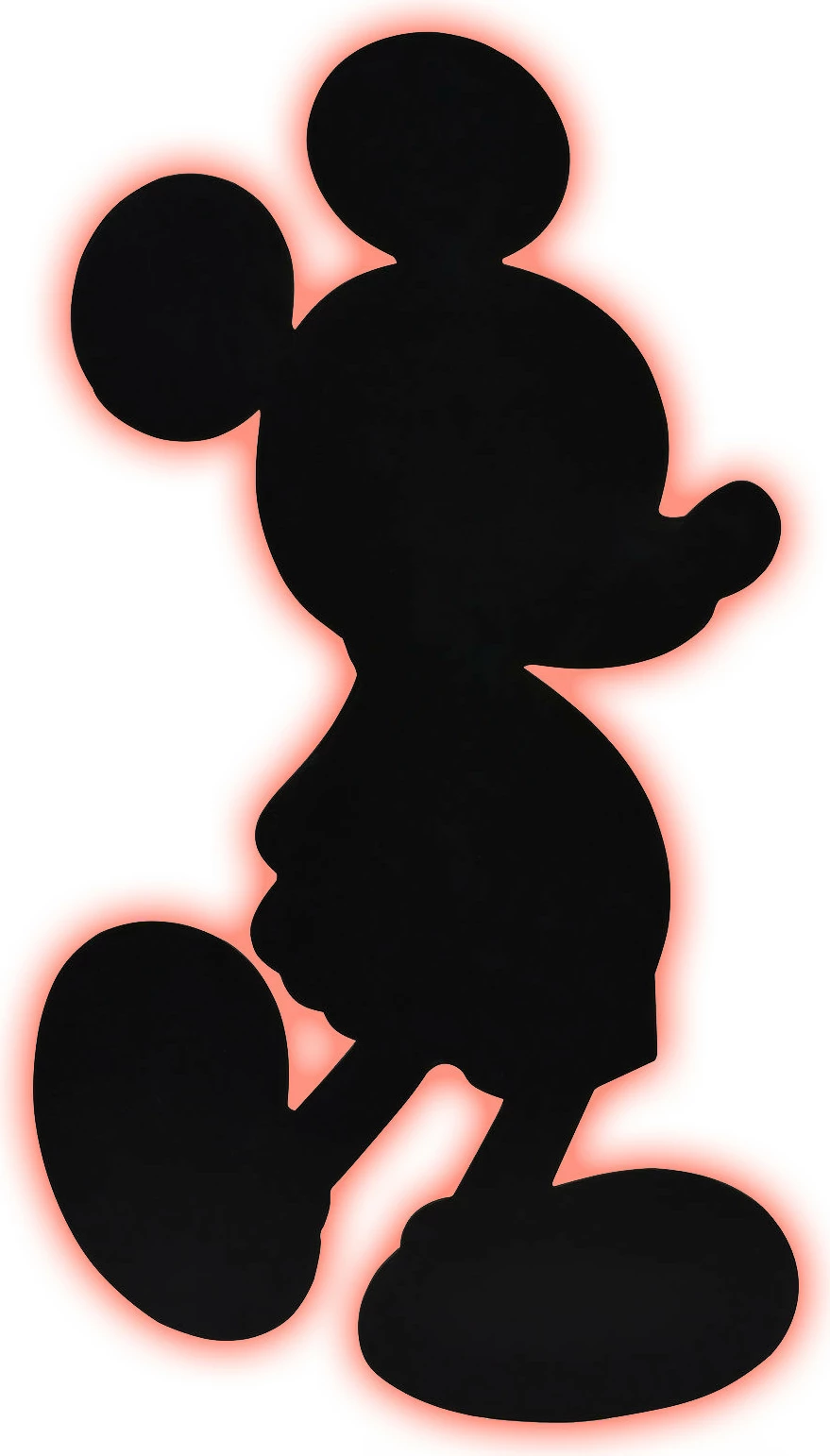 Dekorativna LED luč Mickey Mouse, rdeča, Wallity