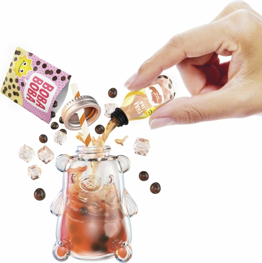 Set miniatur hrane Make It Mini Foods: Cafe, MGA Miniverse, plastika, 1 kos