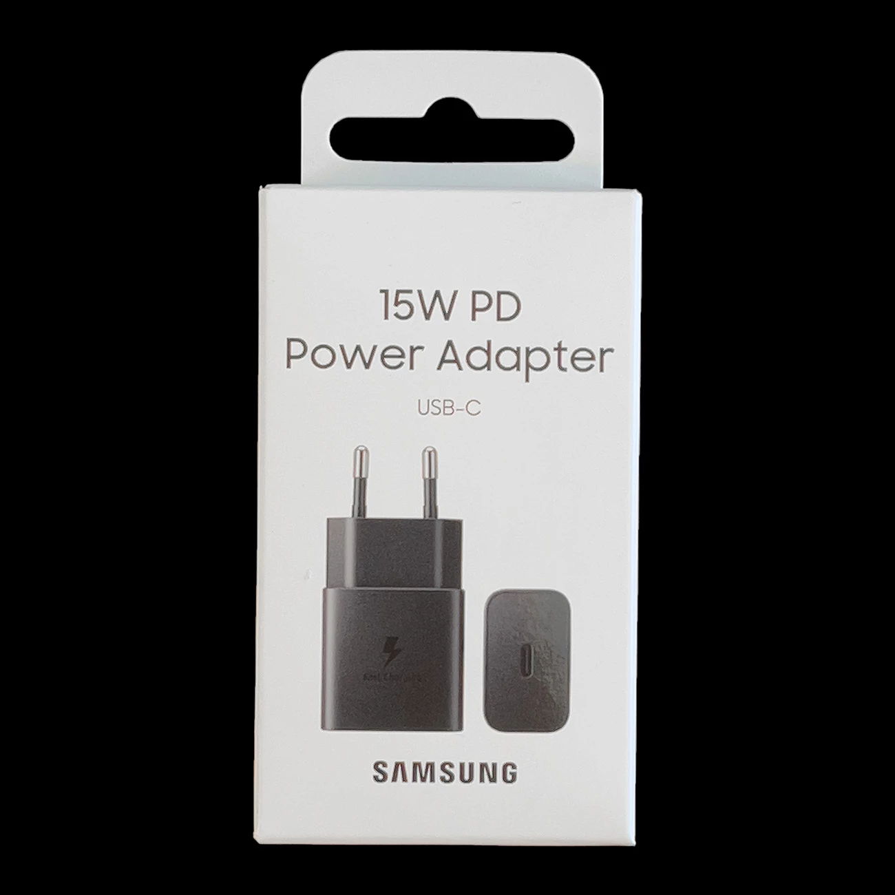 Stenski polnilnik, Samsung EP-T1510NBEGEU, 15 W, USB-C, črn