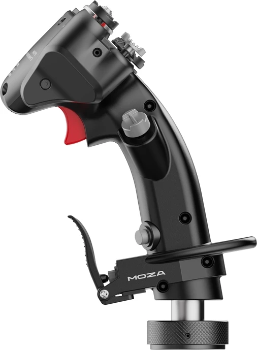 Ročica za simulacijo letenja Moza Racing MH16, aluminij, črna