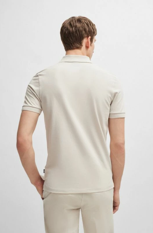 Polo majica Boss za moške, bela
