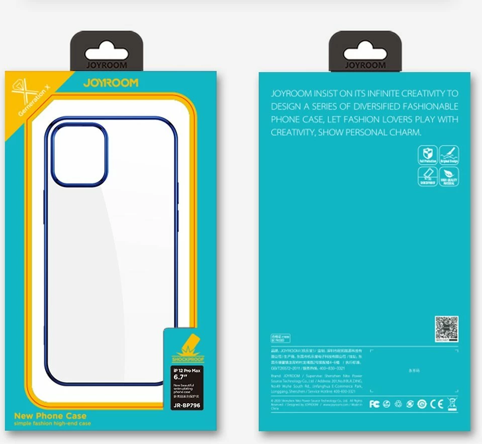 Tanek zaščitni ovitek, Joyroom New Beautiful Series za iPhone 12 Pro Max, JR-BP796, zelen