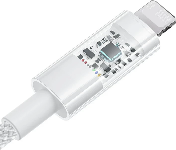 Hitri polnilni kabel Gem USB na IP Baseus, 2 m, bel