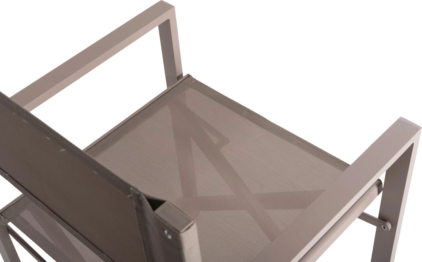 Režiserski stol aluminij DUPRE FH5094.03 barva šampanjca 57x48,5x85.5H cm
