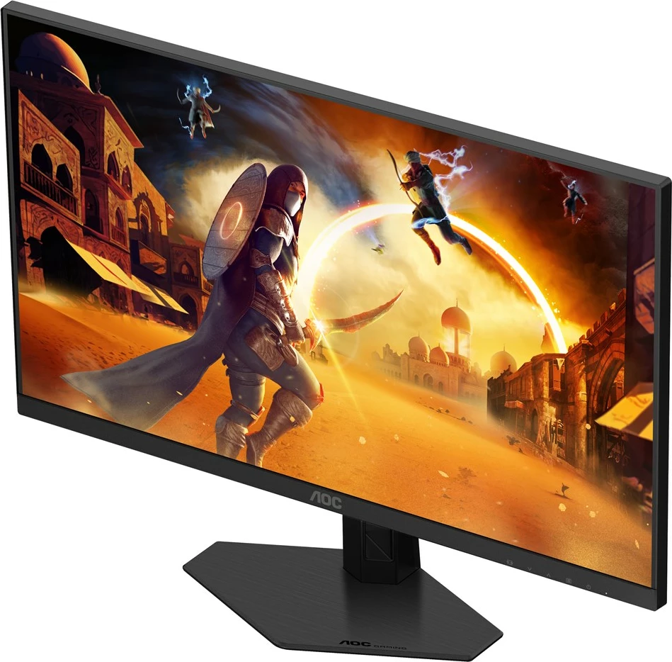Gaming monitor 23,8" Quad HD, 180 Hz, AOC Q24G4RE, črno-rdeč