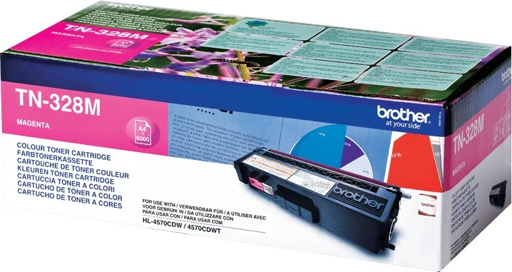 Toner magenta Brother TN-328M, original, 6000 strani