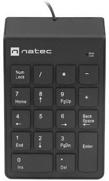 Numerična tipkovnica NATEC GOBY 2, USB, črna