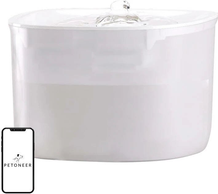Pameten vodnjak za hišne ljubljenčke Petoneer Fresco EzGo, 2 L, bel