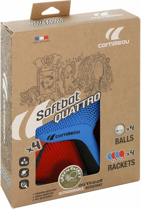 Aksesorji za namizni tenis, Cornilleau, rdeče in modro