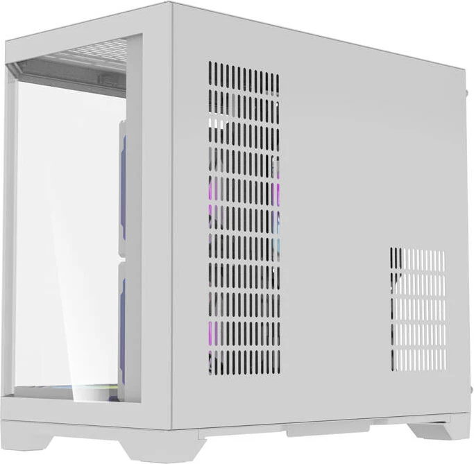 Računalniško ohišje z 6 ventilatorji aRGB Darkflash FT418, Mini Tower, belo