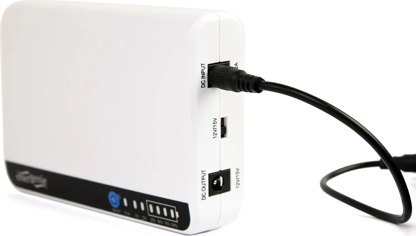 UPS za DC naprave Gembird EG-UPS-DC18, 18 W, 15 V, bel