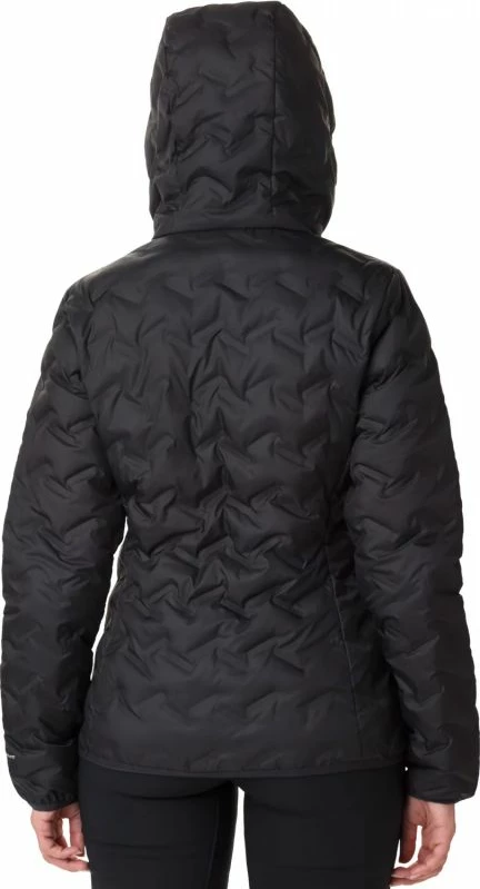 Ženska jakna Columbia Delta Ridge II Down Hooded, črna