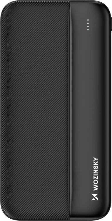 Powerbank 10000 mAh, 2x USB, črn Wozinsky WPBBK1