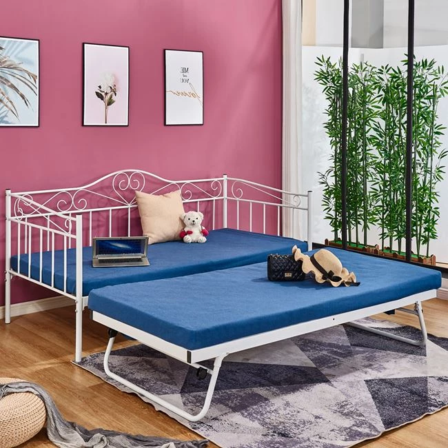 Sedežna garnitura MAEKO 190x90, Bela, pomožno ležišče 85x185