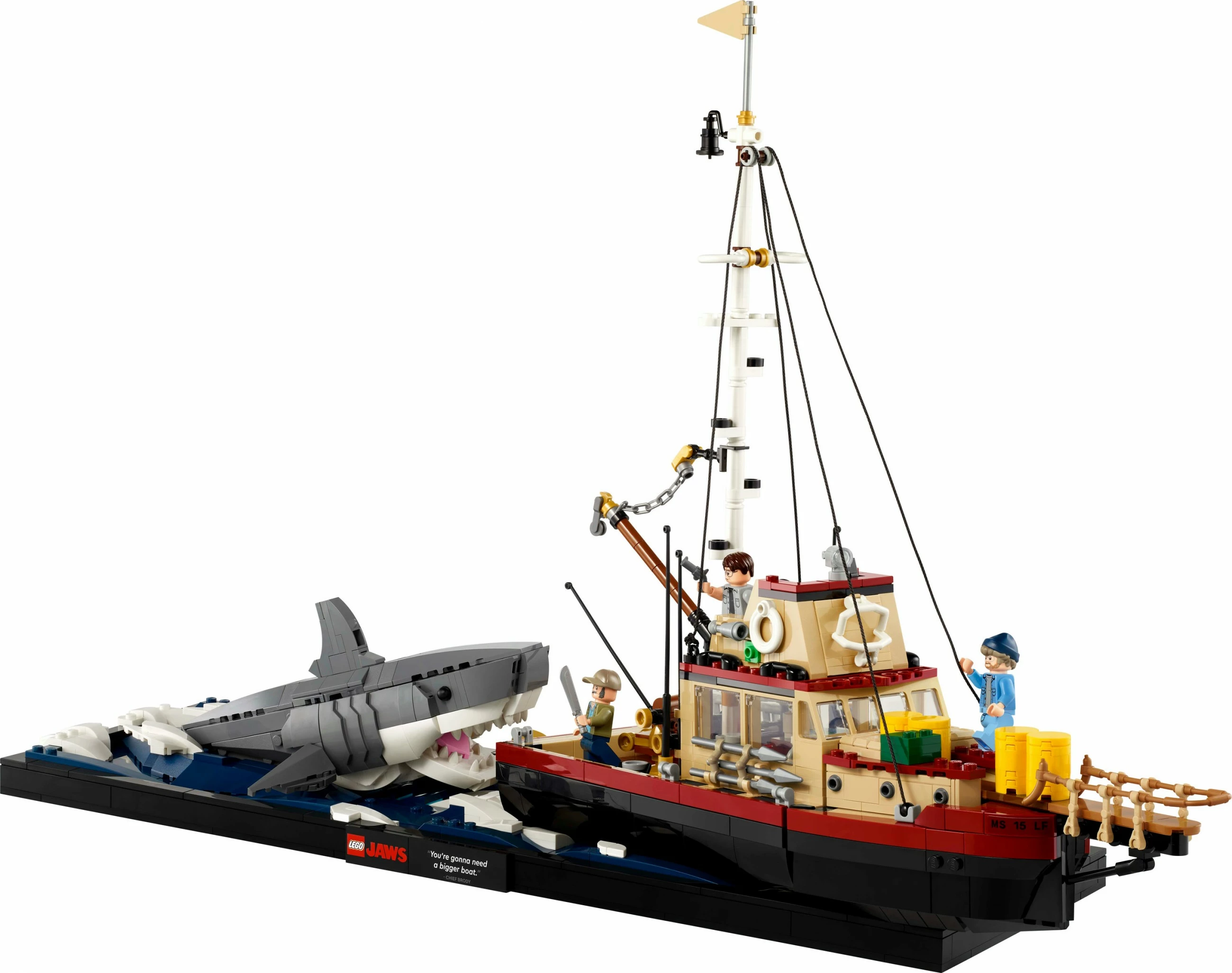 Set gradnikov LEGO Ideas 21350 Jaws, 1497 delov