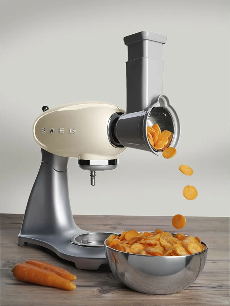 Set za rezanje zelenjave, SMEG SMSG01, za SMF01/02/03/13, inox, siva