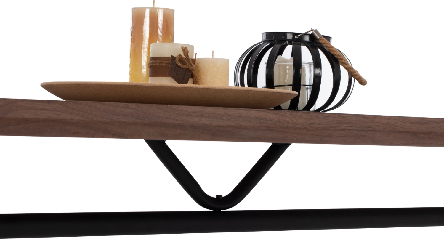 Jedilni set 7 kosov miza MDF orehov les furnir in naslanjači žamet siva FH10638