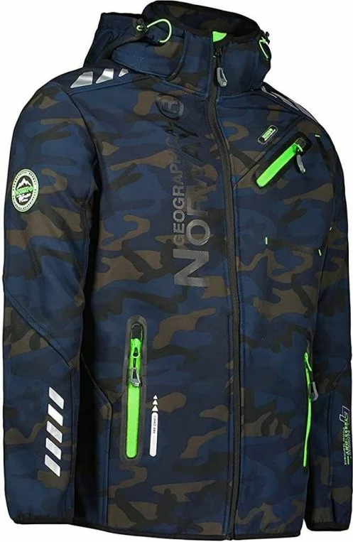 Softshell jakna Geographical Norway za moške, večbarvna