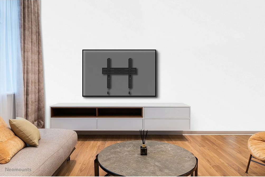 Stenski nosilec za TV Newstar WL30S-850BL14, fiksni, 32–75 inčev, jeklo, črn