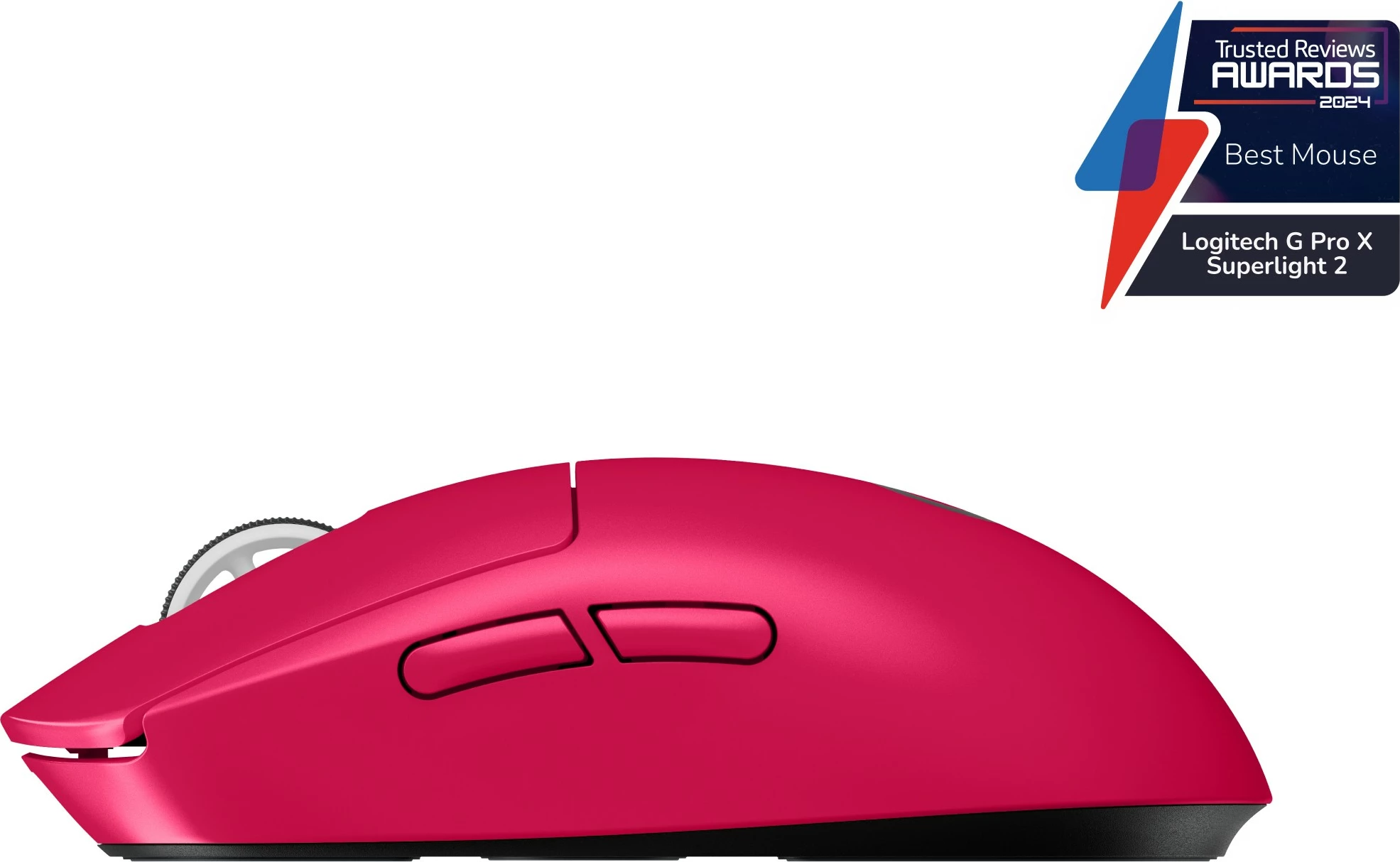 Gaming miš Logitech G PRO X SUPERLIGHT 2, brezžična, 5 gumbov, roza