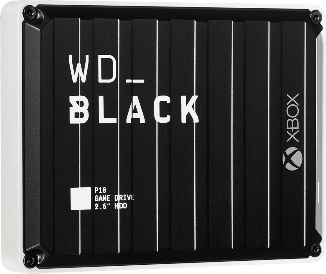 Zunanji trdi disk 2TB Western Digital WD BLACK P10 Game Drive, USB 3.2, za Xbox, črno/bele