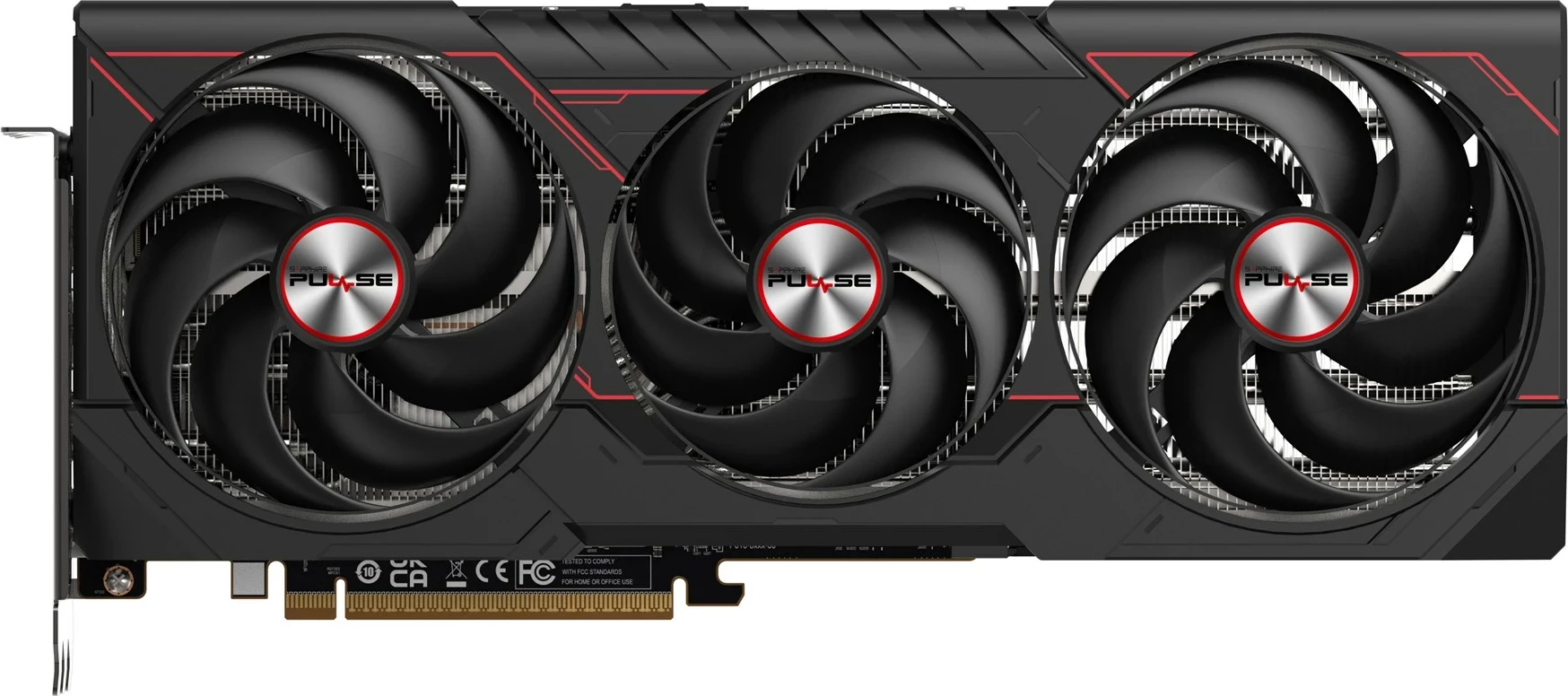 Grafična kartica PULSE Radeon RX 9070 XT 16 GB GDDR6, črna