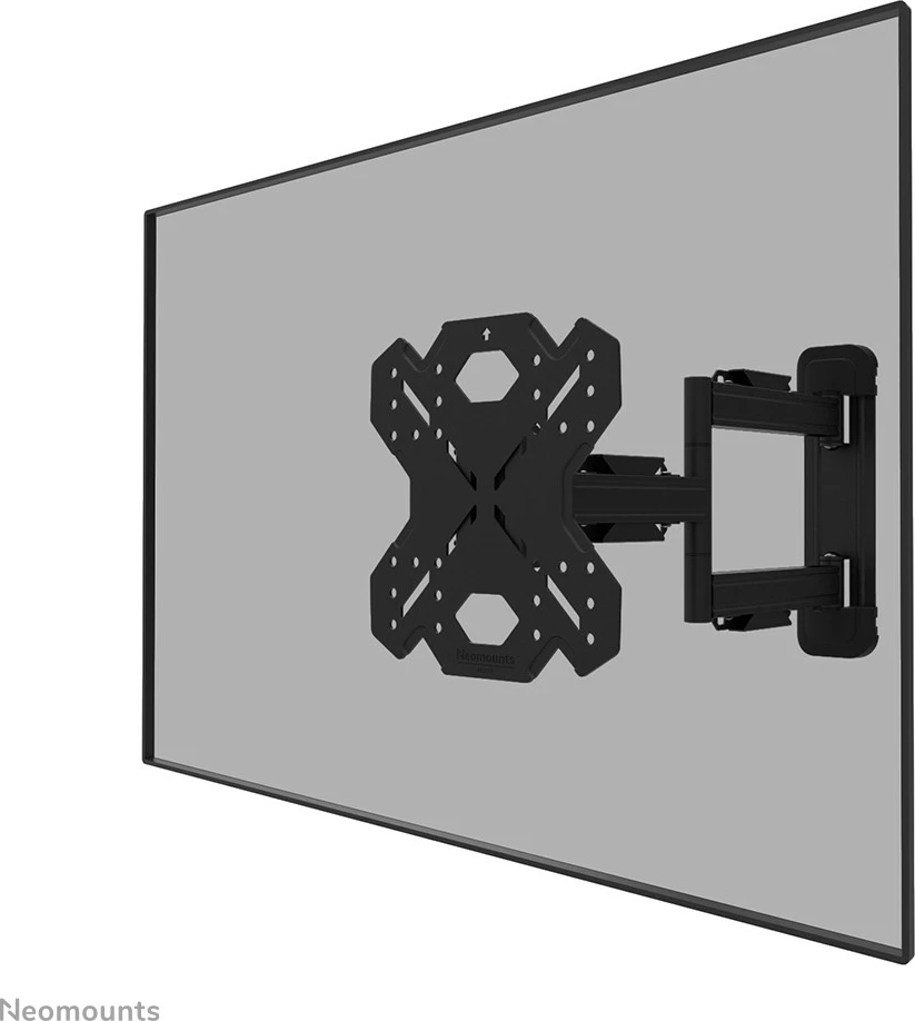 Stenski nosilec za zaslone do 55", Neomounts WL40S-850BL12, 100 x 100 mm - 200 x 200 mm, jeklo, črn