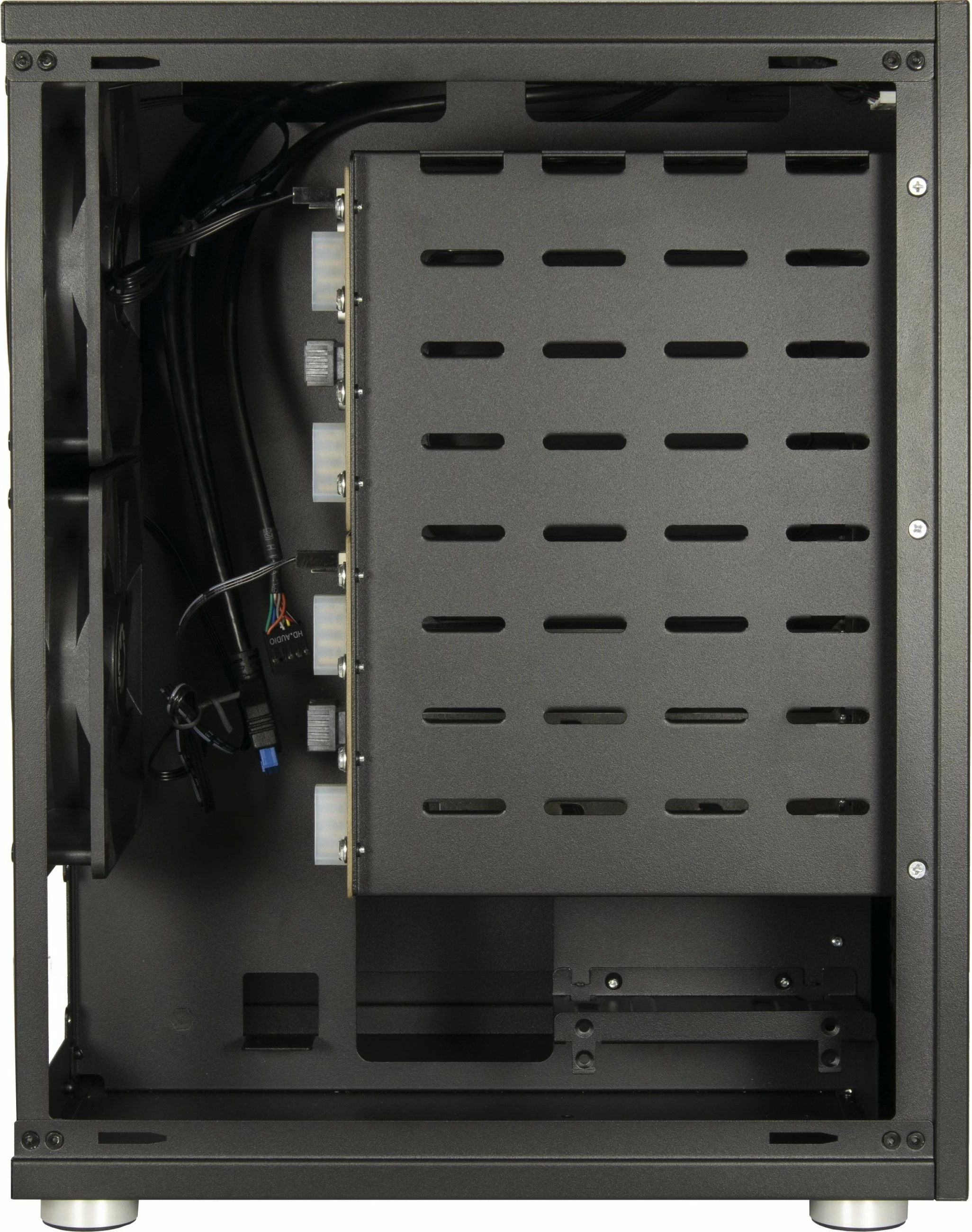 Ohišje za trde diske Inter-Tech NAS-8, 8 mest, PCI Express, Hot-swap, črno