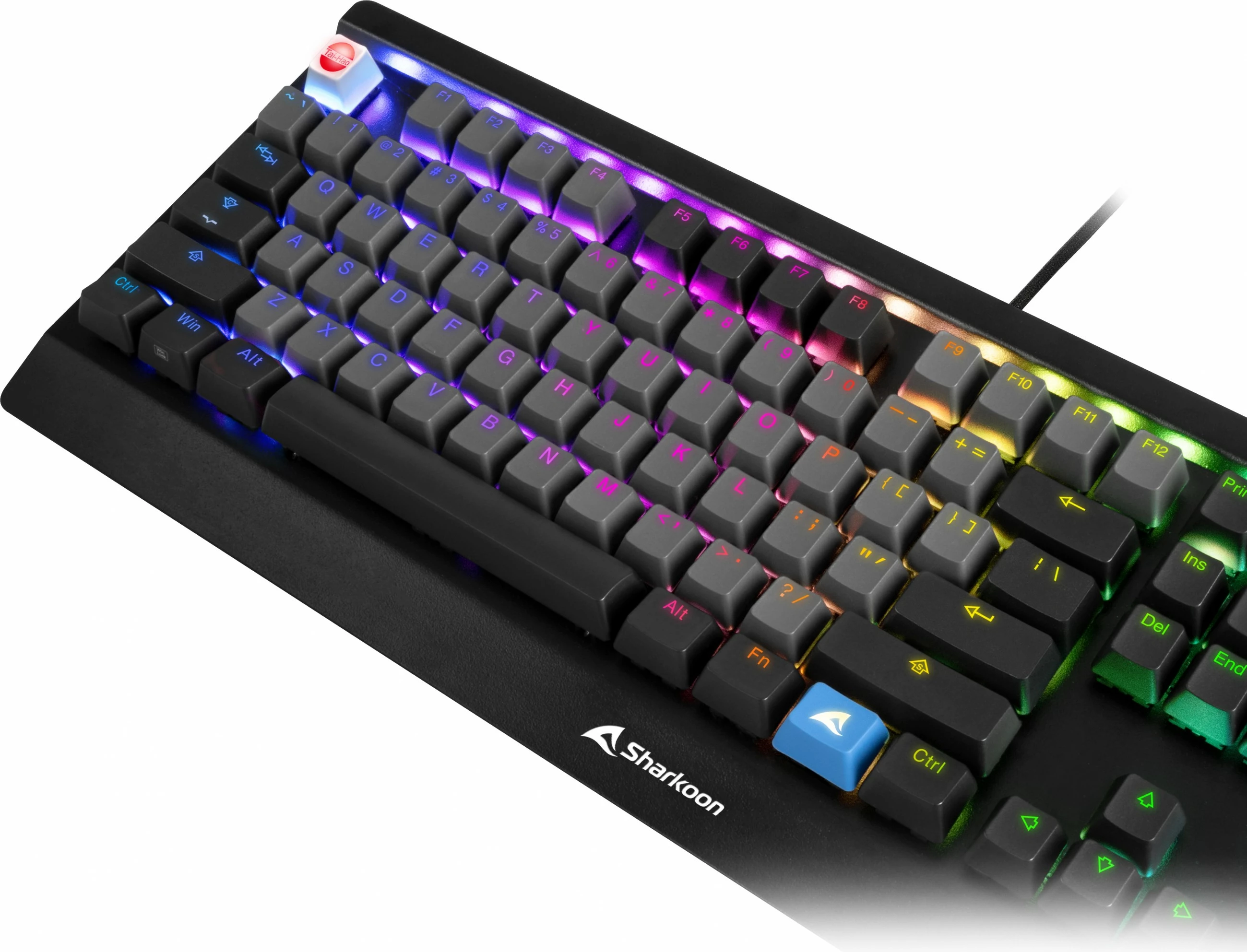 Komplet mehanskih tipk SKILLER SAC20 Sharkoon, 114 kosov, ANSI, črn