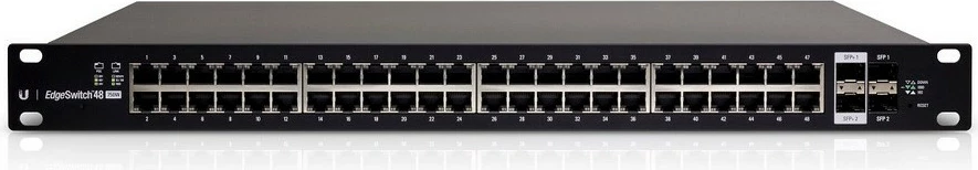 Managed switch Ubiquiti ES-48-500W, L2/L3, Gigabit Ethernet, PoE, montaža v rack 1U