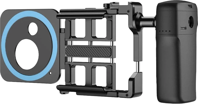 Set za vloganje z Bluetoothom in powerbankom Apexel APL-VG05CH, črn