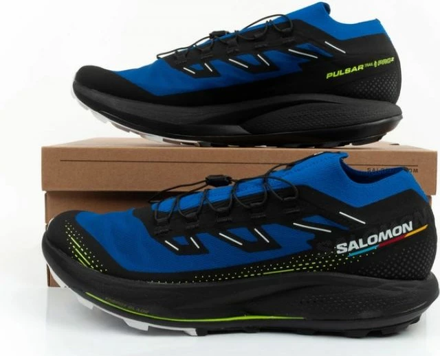 Tekstilne tekaške superge Pulsar Trail Pro 2, Salomon, modre