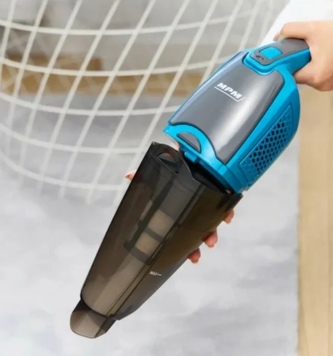 Vertikalni sesalnik brez kabla, MPM MOD-38/N, črno/moder