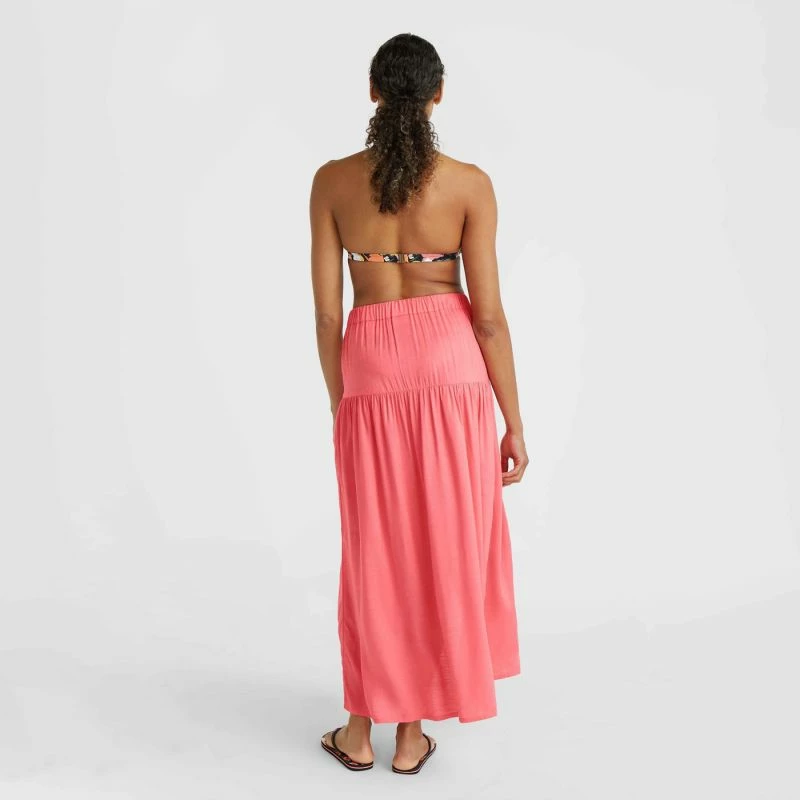 Dolg maxi obleka O'Neill za ženske, rožnata