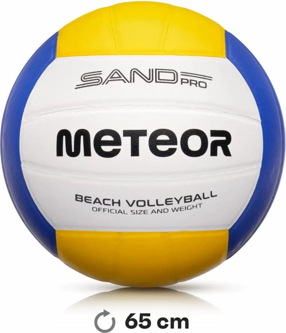 Top za plažo Meteor, bel/moder/rumen