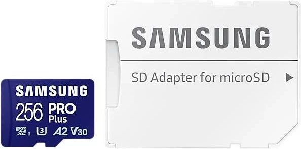 Visoko zmogljiva kartica microSDXC Samsung Pro Plus, 256 GB