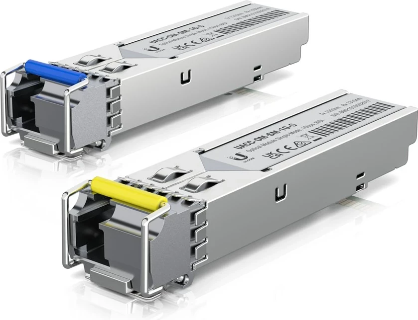 Transceiver modul za optično vlakno Ubiquiti UACC-OM-SM-1G-S-2, 1250 Mbit/s, SFP, inox, 2 kosa