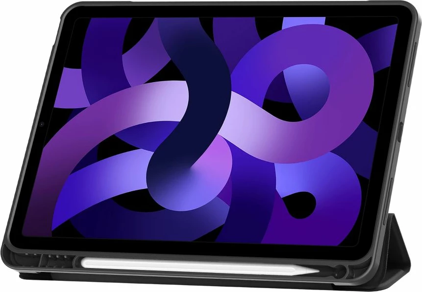 Silikonski ovitek za iPad Air 10,9"/11" z nosilcem za Apple Pen, črn, Tech-Protect SC Pen Case