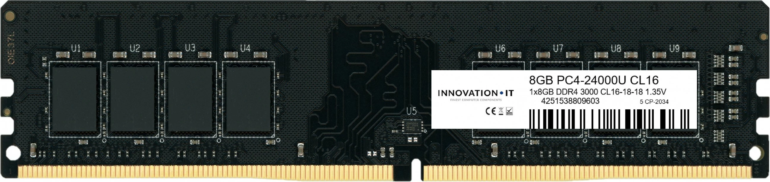 RAM memorija 8 GB 3000 MHz CL16, Innovation IT