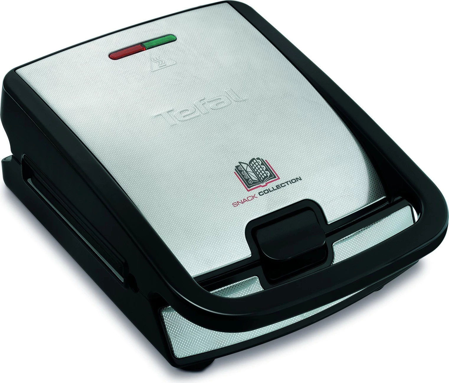 Aparat za sendviče in vaflje Tefal Snack Collection SW852D, 700 W, inox/črn