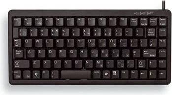 Kompaktna mini tipkovnica, Cherry G84-4100, žična USB, QWERTZ, črna