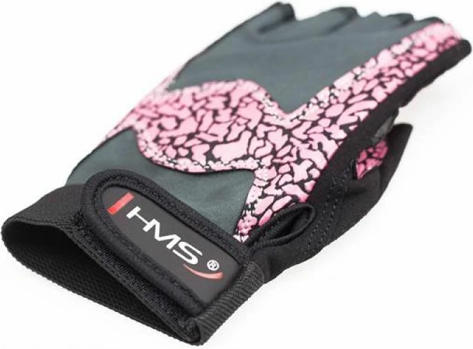 Dlančniki za vadbo, HMS RST03, ženski, roza/sivi